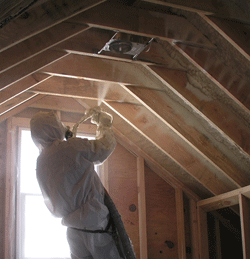 Bakersfield CA attic spray foam insulation